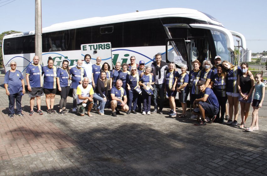 JAGUARIÚNA LEVA DELEGAÇÃO COM 80 ATLETAS PARA OS JOGOS DA MELHOR IDADE
