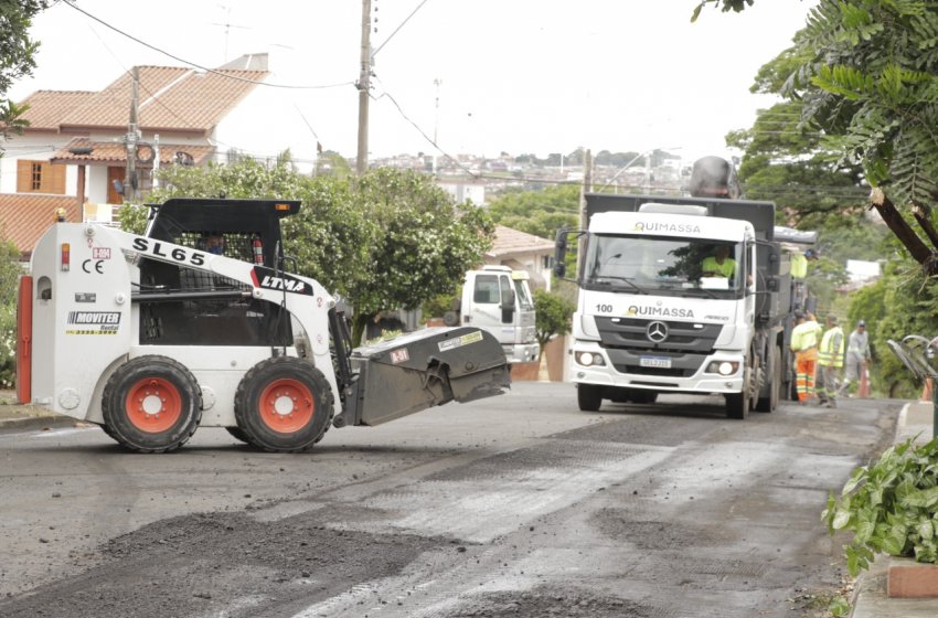 PREFEITURA INICIA OBRAS DE RECAPEAMENTO NOS BAIRROS BELA VISTA E SÃO JOÃO