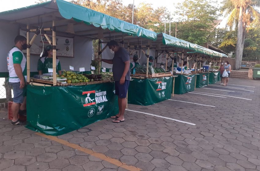 HOJE TEM FEIRA DO PRODUTOR RURAL NO PARQUE DOS LAGOS