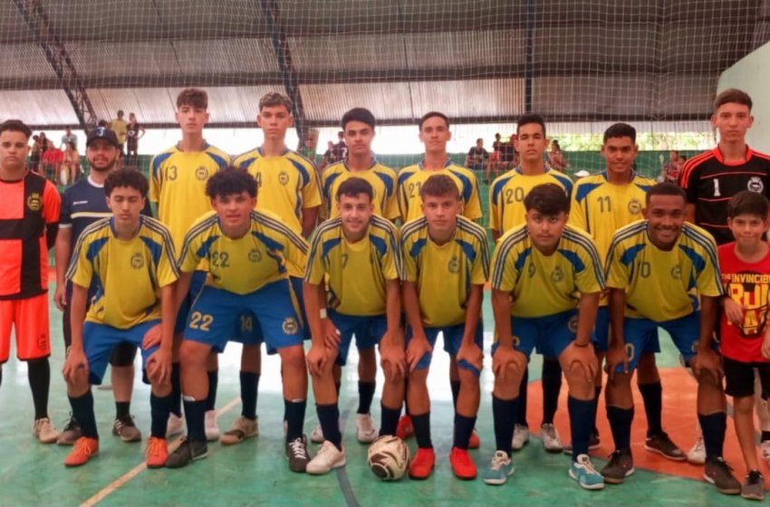 JAGUARIÚNA É CAMPEÃ DA ADR NO FUTSAL SUB 16