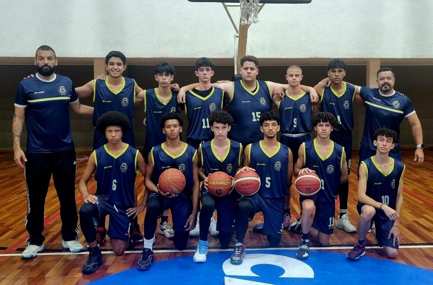 BASQUETE DE JAGUARIÚNA SUB 16 VENCE EM SUA ESTREIA NA LIGA METROPOLITANA