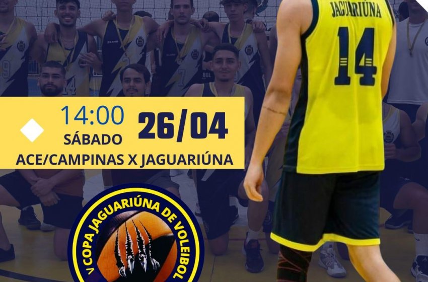 VOLEI ADULTO MASCULINO ESTREIA NA COPA JAGUARIÚNA 