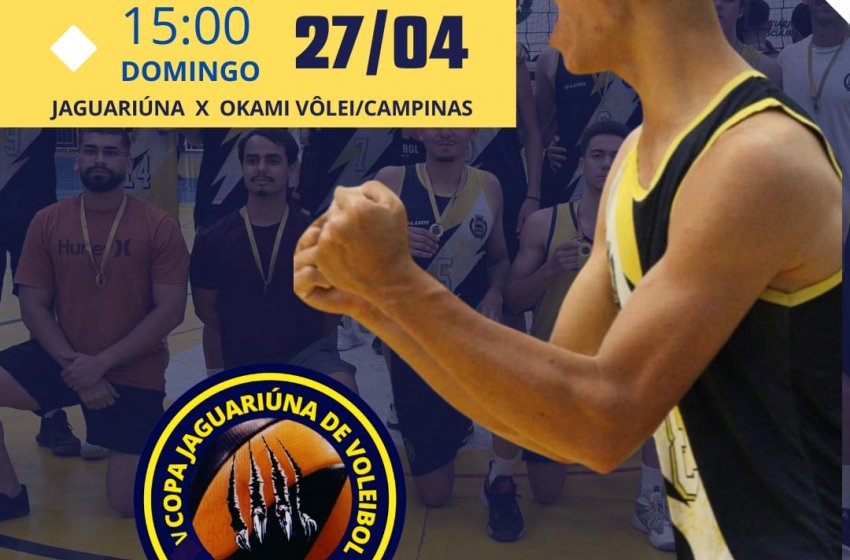 VÔLEI SUB 23 ESTREIA DOMINGO NA COPA JAGUARIÚNA   