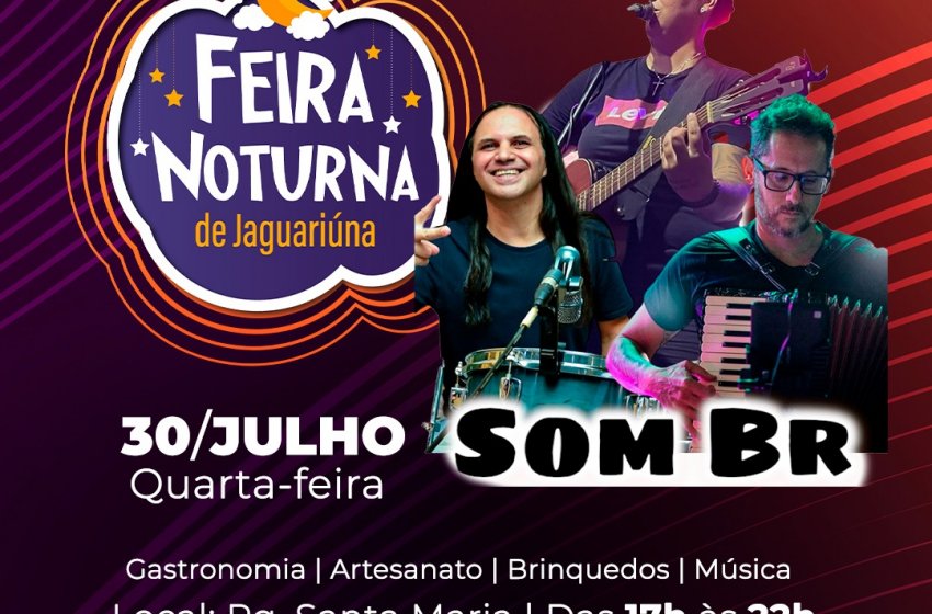 PARQUE SANTA MARIA RECEBE FEIRA NOTURNA DE JAGUARIÚNA HOJE
