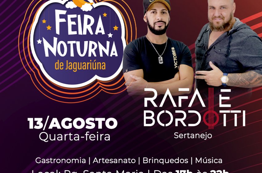 PARQUE SANTA MARIA RECEBE FEIRA NOTURNA NESTA QUARTA