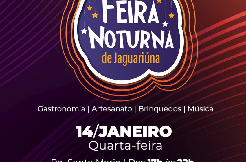 FEIRA NOTURNA AGITA O PARQUE SANTA MARIA NESTA QUARTA