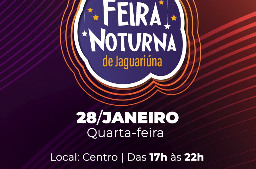 PRAÇA UMBELINA BUENO RECEBE A FEIRA NOTURNA NESTA QUARTA