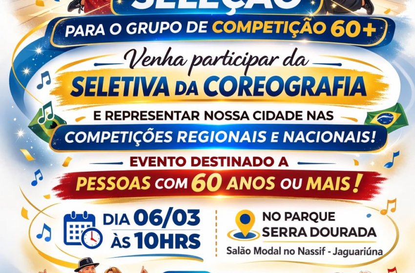 PROGRAMA VIVA MELHOR PROMOVE SELETIVA DE COREOGRAFIA 
