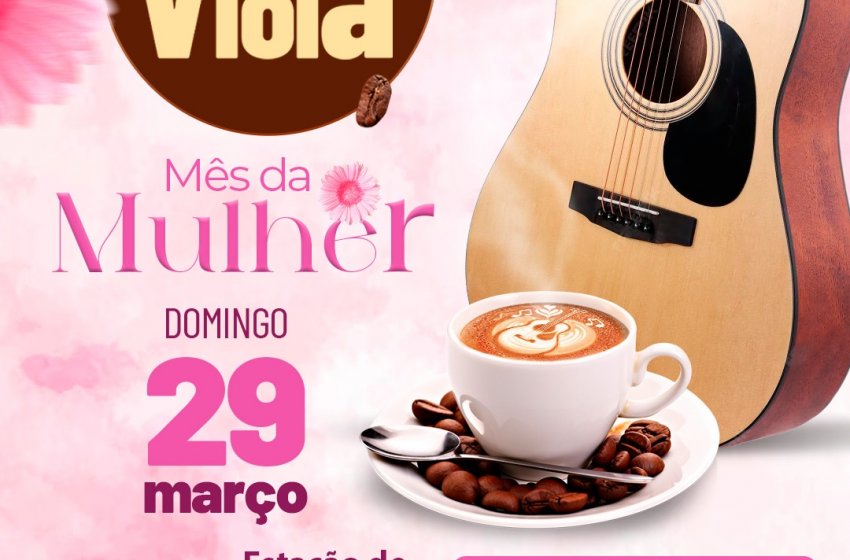 NESTE DOMINGO TEM ‘CAFÉ COM VIOLA’ NA ESTAÇÃO DE GUEDES