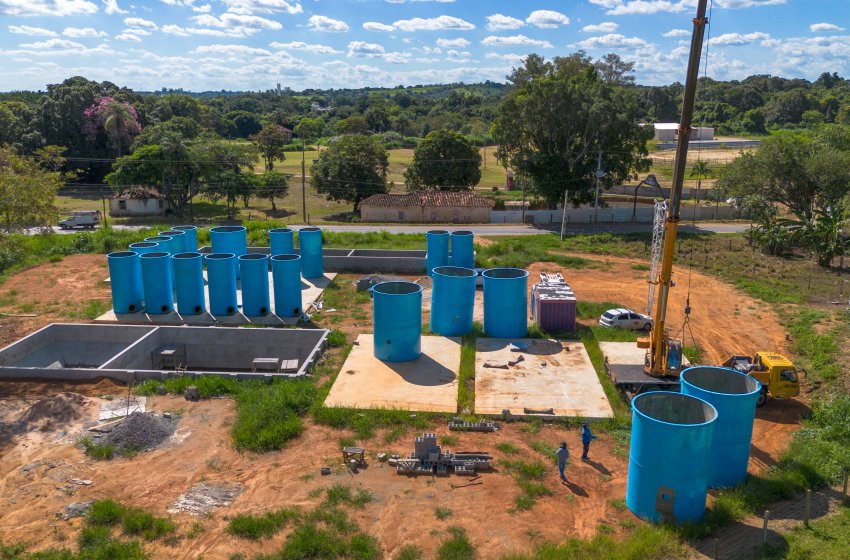 OBRA DA NOVA ETA CAMANDUCAIA ENTRA NA FASE DE MONTAGEM DOS TANQUES 