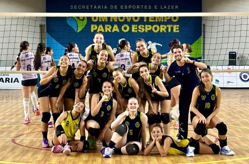 JAGUARIÚNA ESTÁ NA FASE ESTADUAL DA 10ª COPA SÃO PAULO DE VOLEIBOL SUB-17