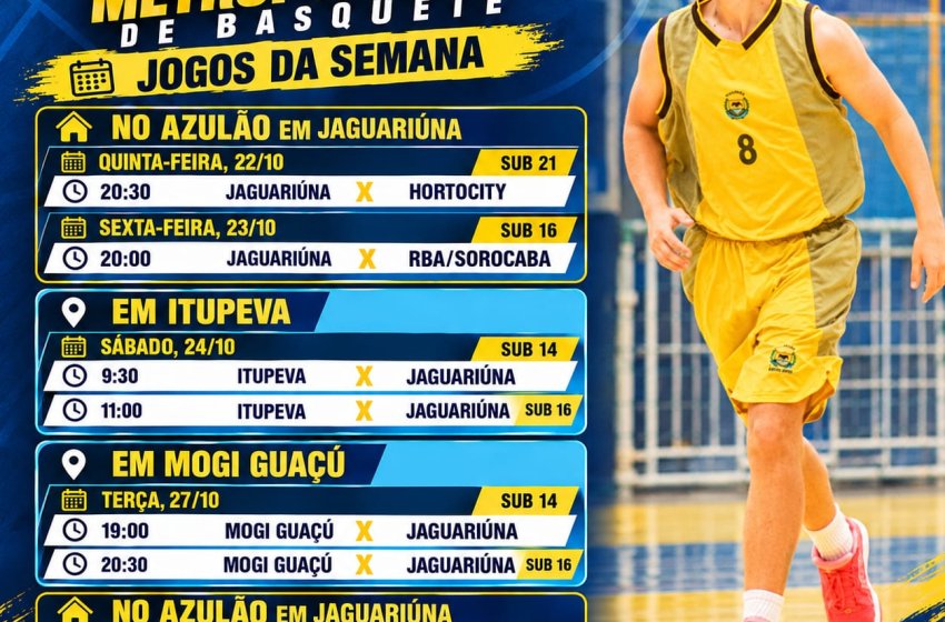 LIGA METROPOLITANA DE BASQUETE ENTRA NA RETA FINAL DA FASE DE CLASSIFICAÇÃO 