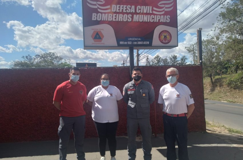 DEFESA CIVIL DISCUTE PROGRAMA BOMBEIRO NA ESCOLA EM JAGUARIÚNA