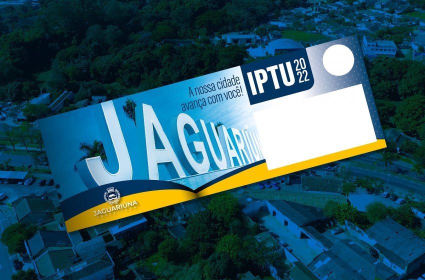 COTA ÚNICA DO IPTU DE JAGUARIÚNA PODE SER PAGA ATÉ A PRÓXIMA SEGUNDA-FEIRA