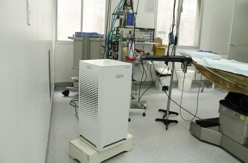 HOSPITAL DE JAGUARIÚNA RECEBE DOAÇÃO DE PURIFICADOR DE AR PARA ALA CIRÚRGICA
